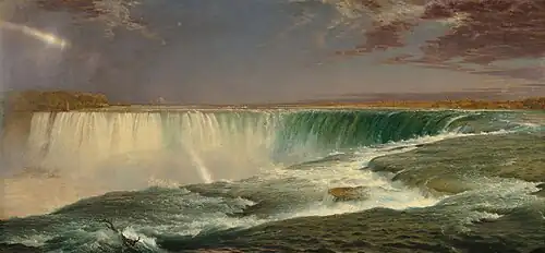 Niagara, 1857,Corcoran Gallery of Art, Washington, D.C..