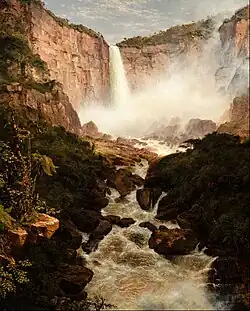 Frederic Edwin Church,Les Chutes de Tequendama près de Bogota, Royaume de Nouvelle-Grenade (1854)