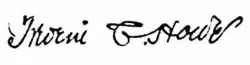 signature de Frederic C. Howe