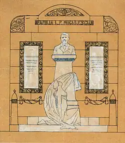 Monument funerar familia Luca P. Nicolescu(Cimitirul Bellu)