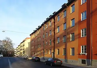 Fredhällsgatan.