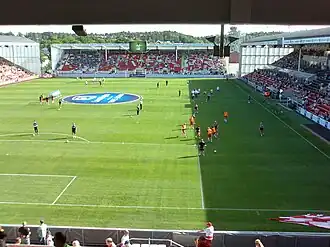 Stade de Fredrikstad sur l'île