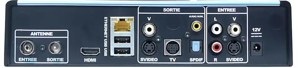 Face arrière de la Freebox HD version 3.