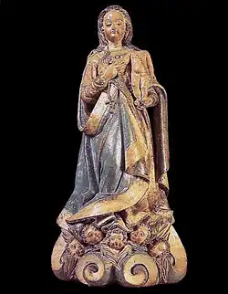 Agostinho de Jesus (pt), Nossa Senhora do Rosário (XVIIe siècle, terre cuite, Collection artistique-culturelle des palais du gouvernement de l'État de São Paulo (pt)).