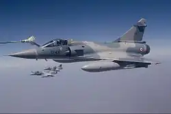 Avion de chasse Mirage 2000-5.