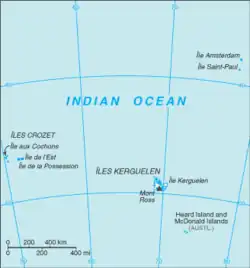 Terres australes françaises.