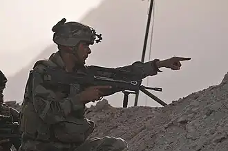 « Marsouin » du groupement tactique interarmes de Kapisa le 13 aout 2009