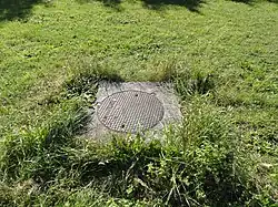 La tête de puits matérialisée Bonne Part extraction.