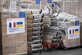 Envoi de fret d’urgence en Ukraine, 2022