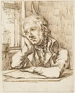Friedrich, autoportrait vers 1840.