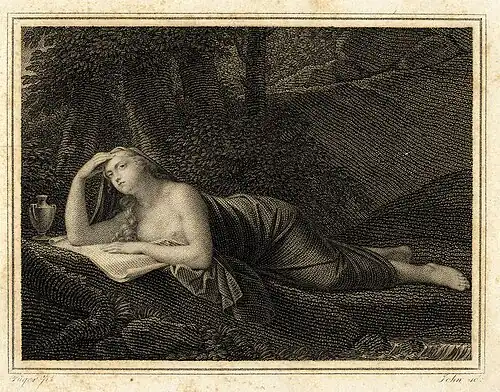 Magdalena, d'après Heinrich Friedrich Füger.