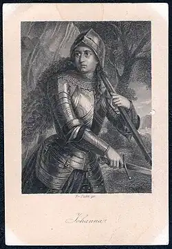 Un trompettiste de la guerre de Trente Ans, d'après un dessin de Friedrich Pecht.