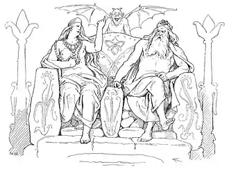 Frigg et Odin