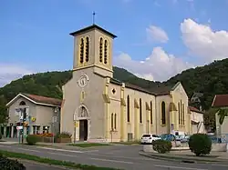 L'église Sainte-Barbe.
