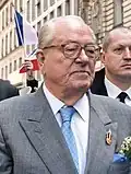 Jean-Marie Le Pen (1928-2025)homme politique, fondateur du Front national.