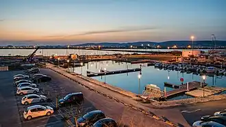 La partie ouest du Port de Frontignan