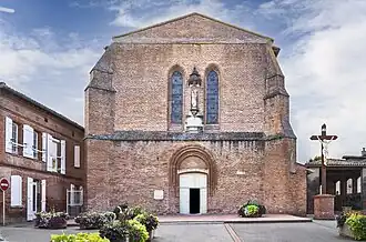 Façade de l'église.