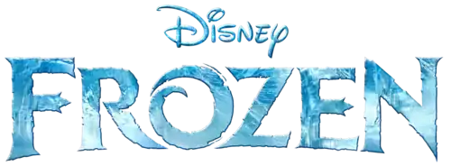 « Frozen » écrit en lettres de glace.