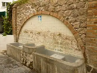 Fontaine des Adelfas, une des nombreuses fontaines de la ville