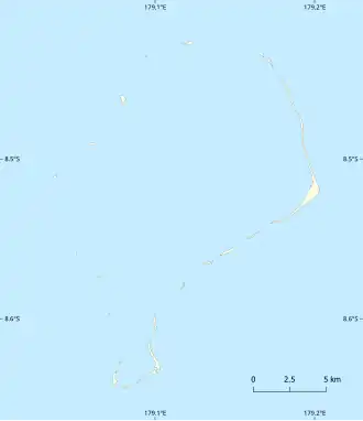 Carte de&nbsp;Funafuti