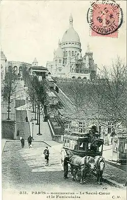 Funiculaire vers 1906.