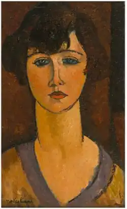 "Elisabeth" (1916).   Amedeo Modigliani