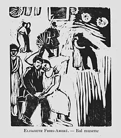 "Bal musette" (1920)Élisabeth Fuss-Amoré