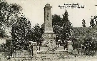 Le monument aux morts.