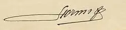 signature d'Émile Pierre Joseph Storms