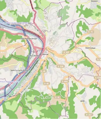 Voir sur la carte administrative de Vienne