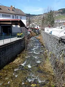  Ruisseau de Forgotte au pont de Forgotte (Gérardmer).