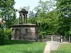 Photographie de la réplique du Saint-Sépulcre à Görlitz, en Allemagne.