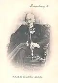 Le grand-duc Adolphe de Luxembourg (1890).