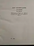 Livre d'or de la France combattante et résistante dédié à Gilbert Burlot.