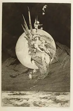 La Lune de miel (eau-forte, 1877)