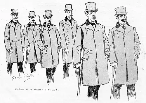 Gentleman de la réclame : «&nbsp;Ce soir !&nbsp;»