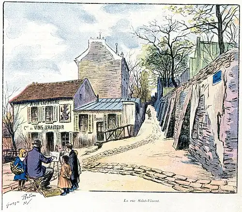 La rue Saint-Vincent