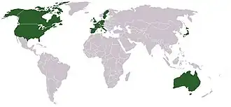 Carte de l'organisation