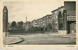 La cité de l'Eguillez édifiée en 1932 par les architectes Georges Albenque et Eugène Gonnot pour l'Office public d'HBM de la Seine.