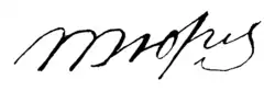 signature de Fiodor Tiouttchev