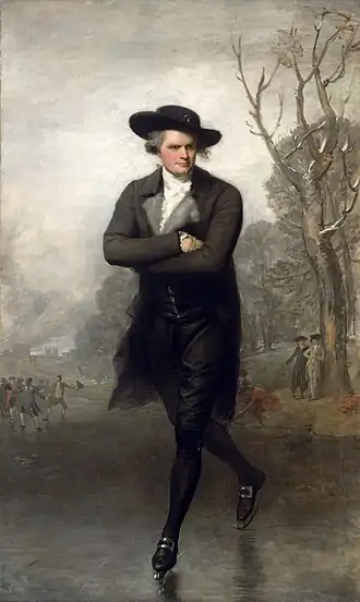 Gilbert Stuart, Le Patineur, 1782.