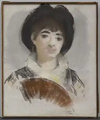 Portrait de la comtesse Albazzi, 1880 (56,5&nbsp;×&nbsp;46,5&nbsp;cm), New York, musée Solomon R. Guggenheim.