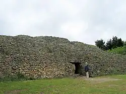 Entrée du cairn vue par la gauche (2009)
