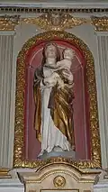 Autel de la Vierge : Vierge à l'Enfant.