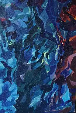 1967Etna, no&nbsp;5Le lac de lave du Niragongo