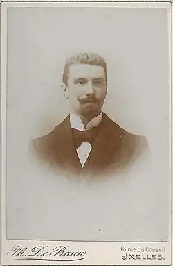 Gabriel Van Dievoet, vers 1905.