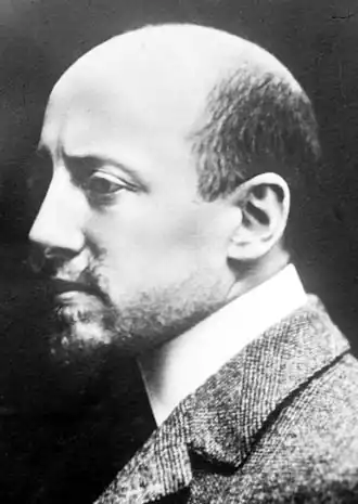 L'écrivain italien Gabriele D'Annunzio.