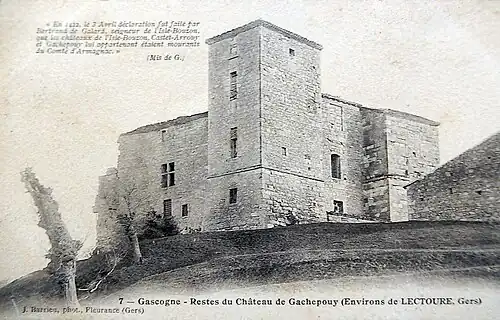 Le château au début du XXe siècle.