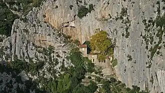 L'ermitage Saint-Antoine de Galamus.