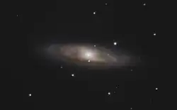 M65 vue par un télescope amateur.